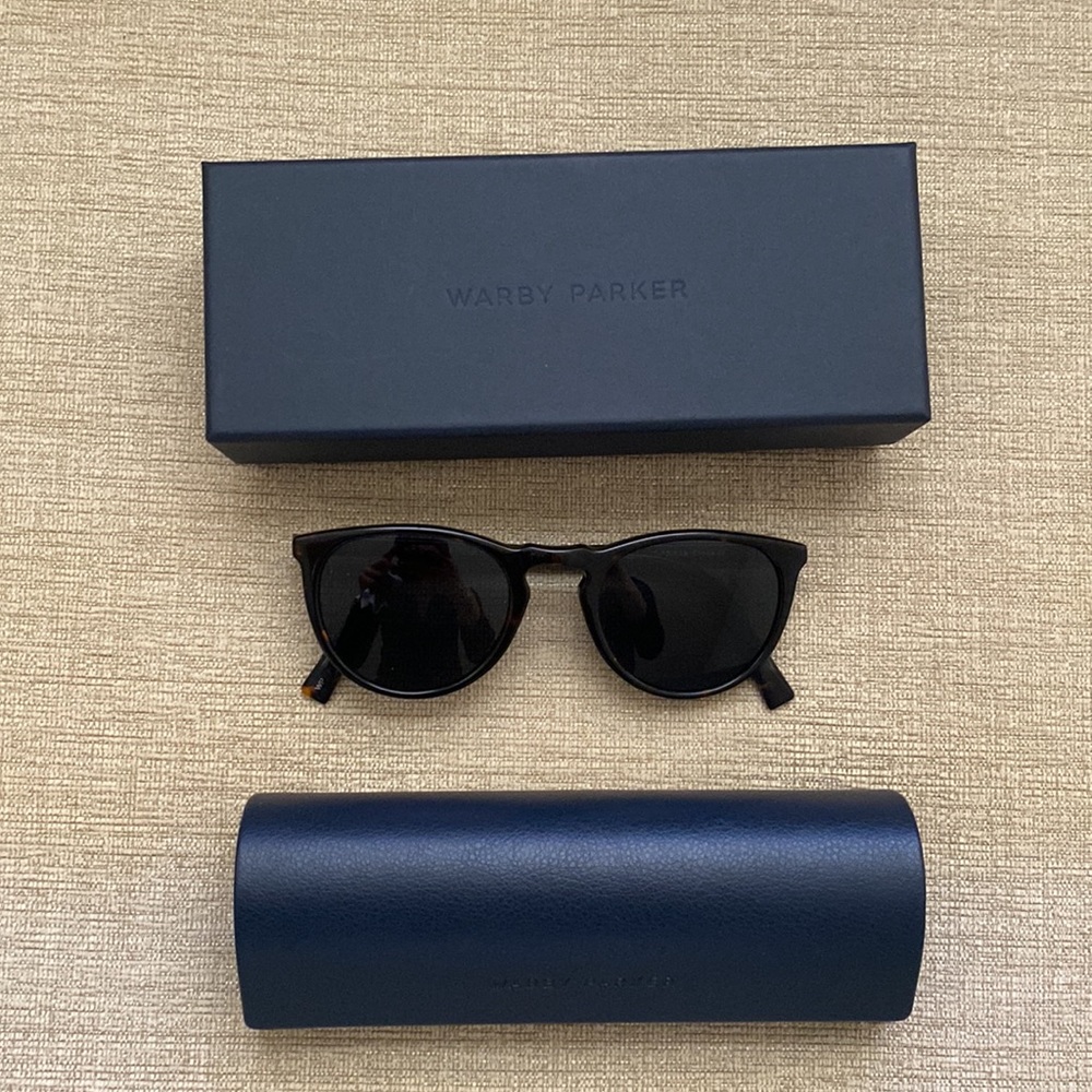 Warby Parker Haskell Sunglasses in Whiskey Tortoise
